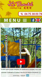 Mobile Screenshot of camping-lebarutel.com
